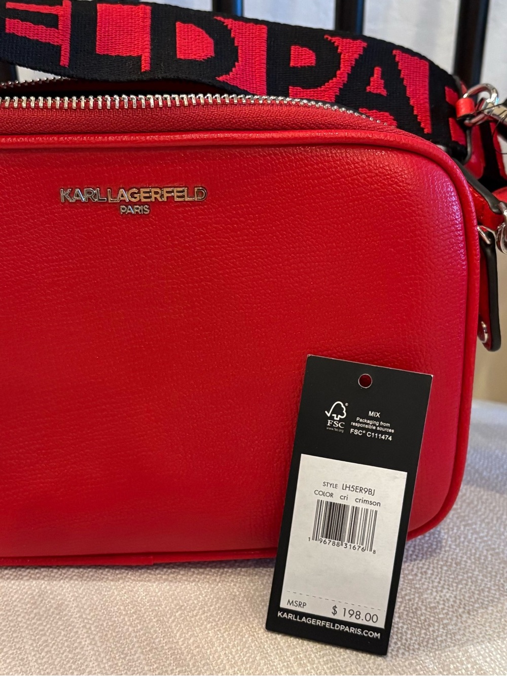 Karl Lagerfeld Paris Maybelle Camara Crossbody NWT Retail $198